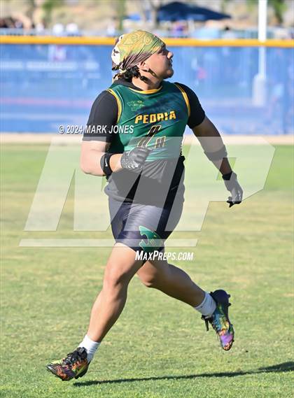 Thumbnail 2 in Northwest Christian vs. Peoria (O'Connor 7 on 7 -  Saturday Night Lights) photogallery.