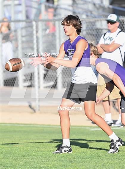 Thumbnail 1 in Northwest Christian vs. Peoria (O'Connor 7 on 7 -  Saturday Night Lights) photogallery.
