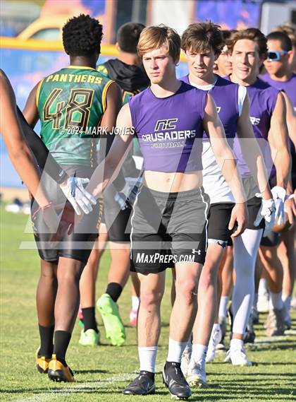 Thumbnail 2 in Northwest Christian vs. Peoria (O'Connor 7 on 7 -  Saturday Night Lights) photogallery.
