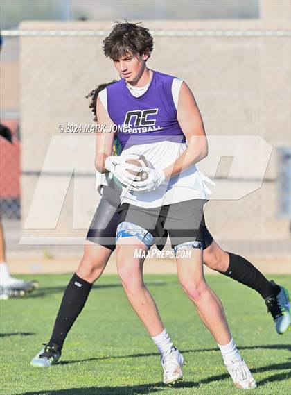 Thumbnail 2 in Northwest Christian vs. Peoria (O'Connor 7 on 7 -  Saturday Night Lights) photogallery.