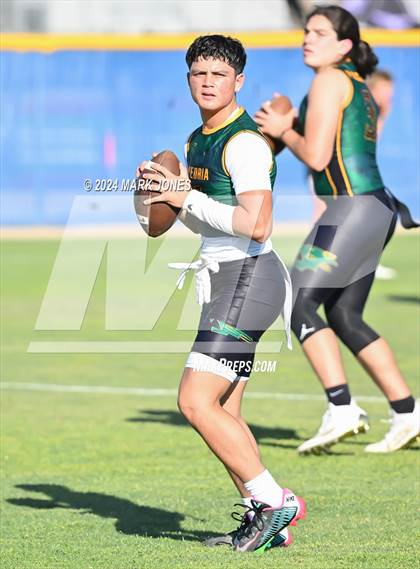 Thumbnail 1 in Northwest Christian vs. Peoria (O'Connor 7 on 7 -  Saturday Night Lights) photogallery.