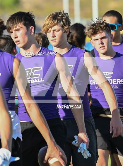 Thumbnail 3 in Northwest Christian vs. Peoria (O'Connor 7 on 7 -  Saturday Night Lights) photogallery.