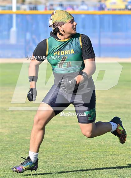 Thumbnail 1 in Northwest Christian vs. Peoria (O'Connor 7 on 7 -  Saturday Night Lights) photogallery.