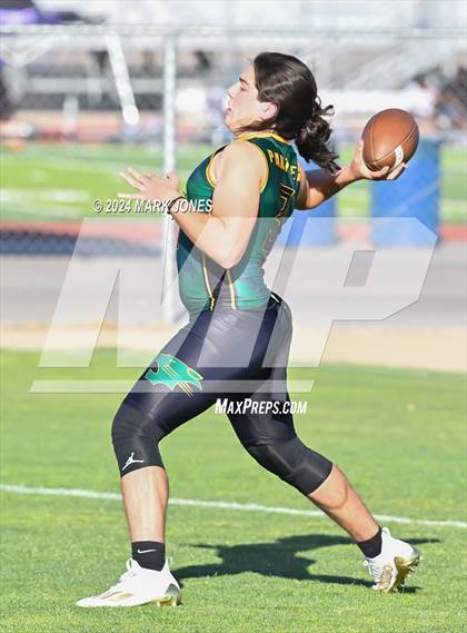 Thumbnail 1 in Northwest Christian vs. Peoria (O'Connor 7 on 7 -  Saturday Night Lights) photogallery.