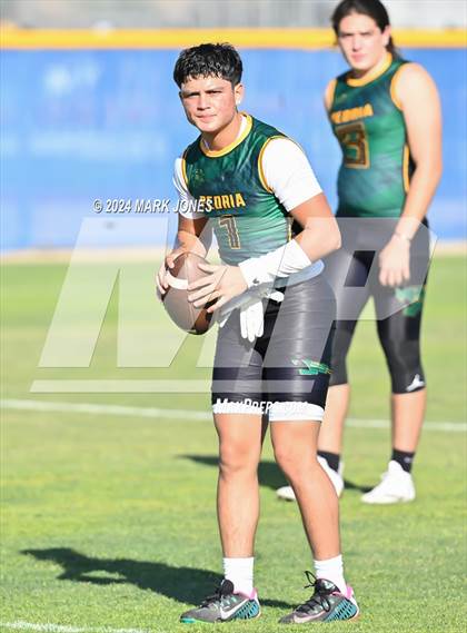 Thumbnail 3 in Northwest Christian vs. Peoria (O'Connor 7 on 7 -  Saturday Night Lights) photogallery.