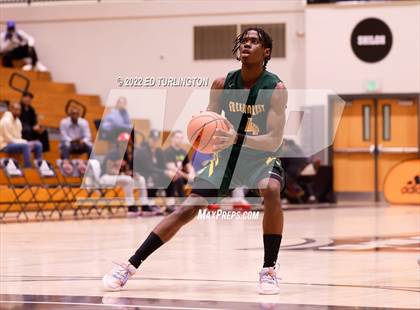 Thumbnail 1 in Wasatch Academy vs. Greenforest (Holiday Hoopsgiving) photogallery.
