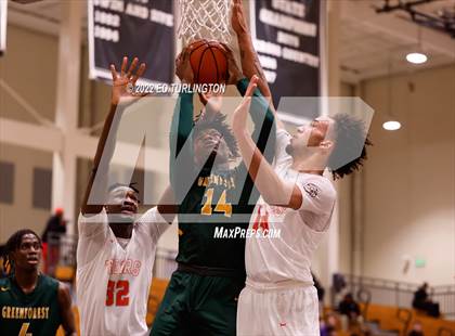 Thumbnail 2 in Wasatch Academy vs. Greenforest (Holiday Hoopsgiving) photogallery.
