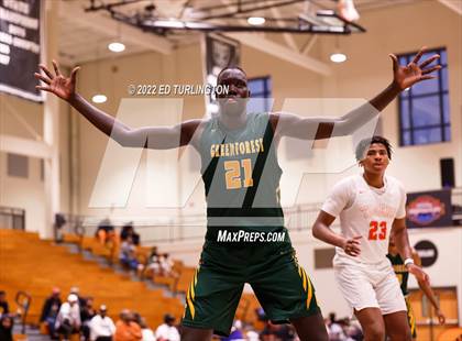 Thumbnail 1 in Wasatch Academy vs. Greenforest (Holiday Hoopsgiving) photogallery.