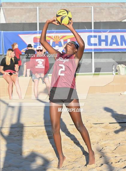 Thumbnail 3 in O'Connor vs. Mountain Ridge (AIA DI Pairs Round 1 Playoff) photogallery.