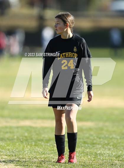 Thumbnail 3 in Lathrop vs. East Union (Lancer Pride Cup) photogallery.