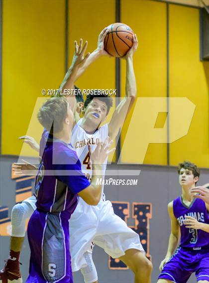 Thumbnail 2 in Stockdale vs. Charlotte (Stockdale Basketball Tournament) photogallery.