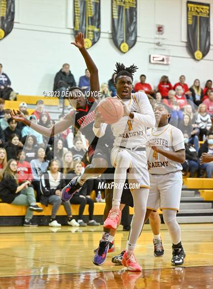 Thumbnail 2 in Rochester Academy vs. Northstar Christian Academy (NYSPHSAA Section V Class C1 Semifinals) photogallery.