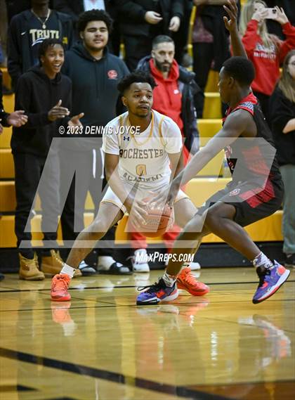 Thumbnail 1 in Rochester Academy vs. Northstar Christian Academy (NYSPHSAA Section V Class C1 Semifinals) photogallery.