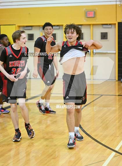 Thumbnail 2 in Rochester Academy vs. Northstar Christian Academy (NYSPHSAA Section V Class C1 Semifinals) photogallery.