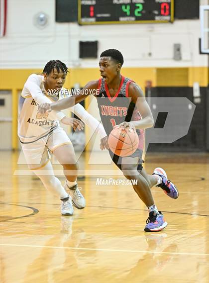 Thumbnail 1 in Rochester Academy vs. Northstar Christian Academy (NYSPHSAA Section V Class C1 Semifinals) photogallery.