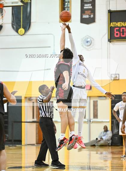 Thumbnail 2 in Rochester Academy vs. Northstar Christian Academy (NYSPHSAA Section V Class C1 Semifinals) photogallery.