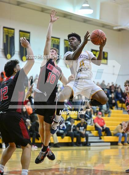 Thumbnail 1 in Rochester Academy vs. Northstar Christian Academy (NYSPHSAA Section V Class C1 Semifinals) photogallery.