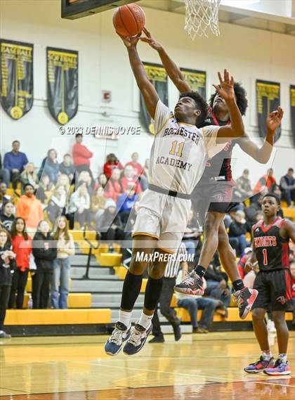 Thumbnail 2 in Rochester Academy vs. Northstar Christian Academy (NYSPHSAA Section V Class C1 Semifinals) photogallery.