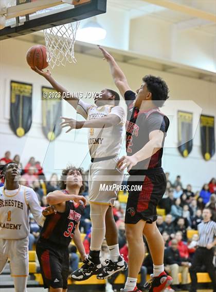 Thumbnail 2 in Rochester Academy vs. Northstar Christian Academy (NYSPHSAA Section V Class C1 Semifinals) photogallery.