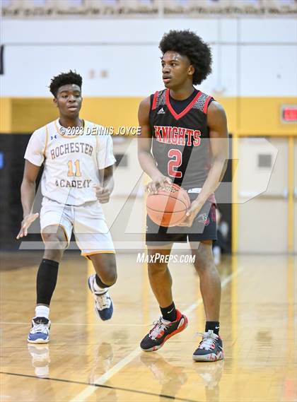 Thumbnail 2 in Rochester Academy vs. Northstar Christian Academy (NYSPHSAA Section V Class C1 Semifinals) photogallery.
