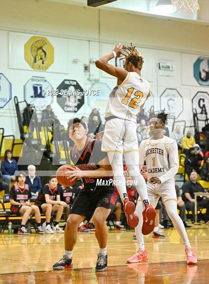 Thumbnail 1 in Rochester Academy vs. Northstar Christian Academy (NYSPHSAA Section V Class C1 Semifinals) photogallery.