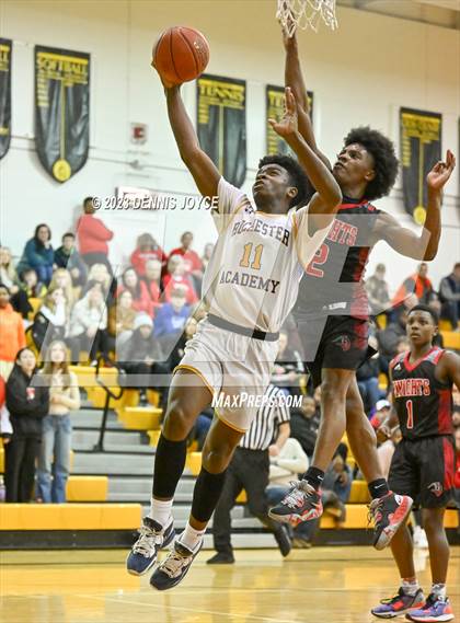 Thumbnail 1 in Rochester Academy vs. Northstar Christian Academy (NYSPHSAA Section V Class C1 Semifinals) photogallery.