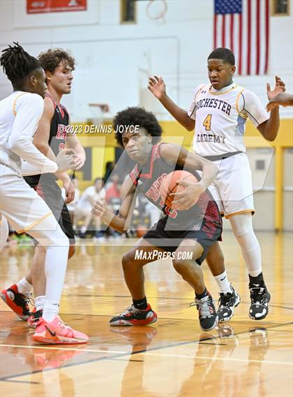 Thumbnail 2 in Rochester Academy vs. Northstar Christian Academy (NYSPHSAA Section V Class C1 Semifinals) photogallery.