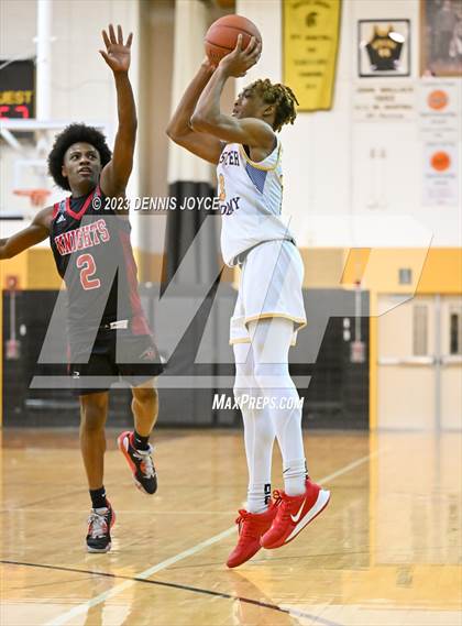 Thumbnail 3 in Rochester Academy vs. Northstar Christian Academy (NYSPHSAA Section V Class C1 Semifinals) photogallery.