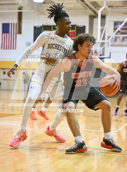 Thumbnail 1 in Rochester Academy vs. Northstar Christian Academy (NYSPHSAA Section V Class C1 Semifinals) photogallery.