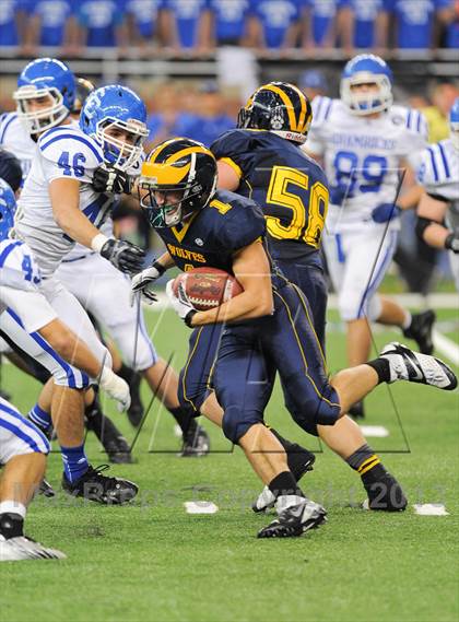 Thumbnail 1 in Catholic Central vs. Clarkston (MHSAA Division 1 Final)  photogallery.