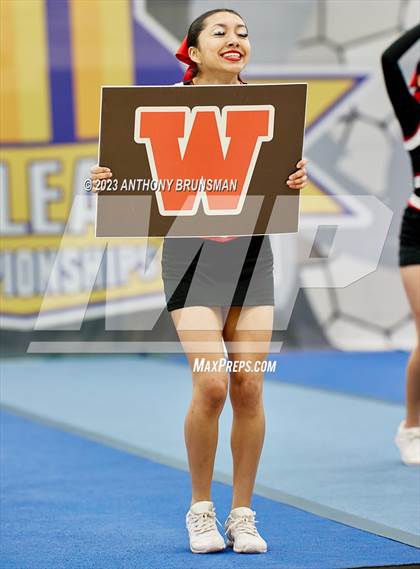 Thumbnail 2 in Fowler - CIF Northern Regional Cheer Championships photogallery.