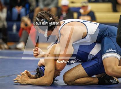 Thumbnail 2 in Spring Valley vs. The Meadows School (Spring Valley Duals Round 2) photogallery.