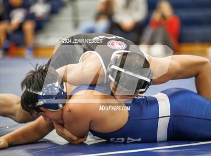 Thumbnail 2 in Spring Valley vs. The Meadows School (Spring Valley Duals Round 2) photogallery.