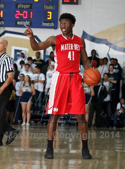 Thumbnail 3 in Mater Dei vs. St. John Bosco  photogallery.