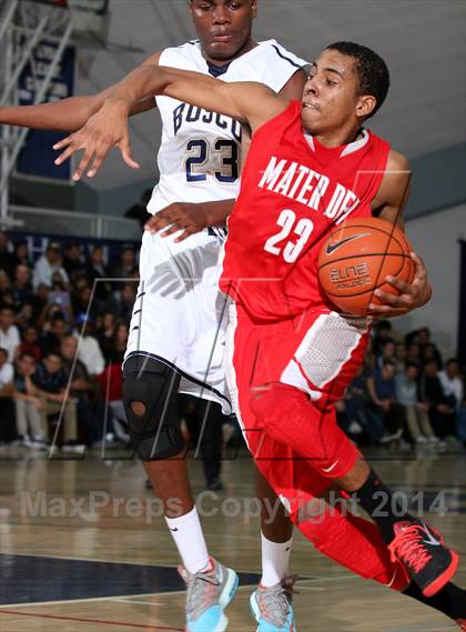 Thumbnail 3 in Mater Dei vs. St. John Bosco  photogallery.