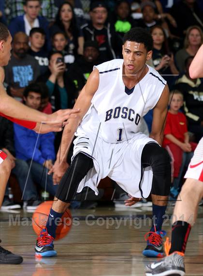 Thumbnail 1 in Mater Dei vs. St. John Bosco  photogallery.