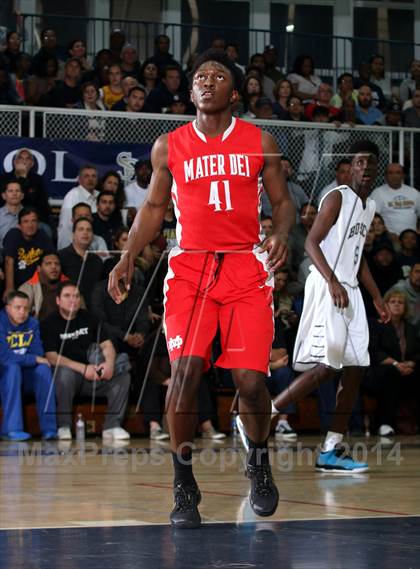 Thumbnail 2 in Mater Dei vs. St. John Bosco  photogallery.