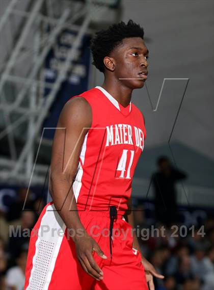 Thumbnail 3 in Mater Dei vs. St. John Bosco  photogallery.