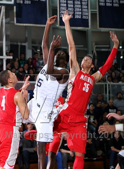 Thumbnail 1 in Mater Dei vs. St. John Bosco  photogallery.