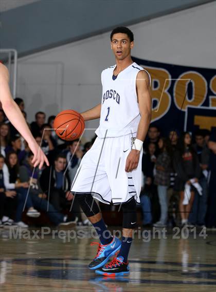 Thumbnail 2 in Mater Dei vs. St. John Bosco  photogallery.