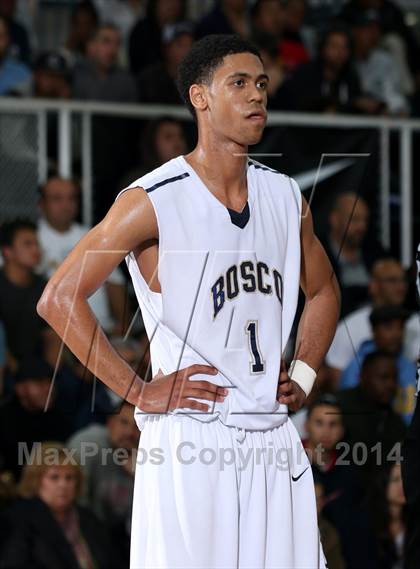 Thumbnail 2 in Mater Dei vs. St. John Bosco  photogallery.