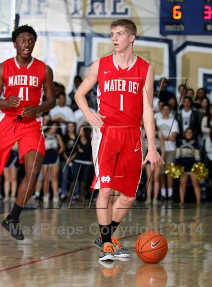 Thumbnail 1 in Mater Dei vs. St. John Bosco  photogallery.