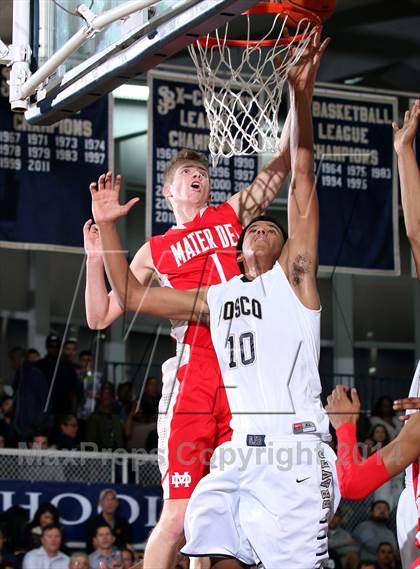 Thumbnail 2 in Mater Dei vs. St. John Bosco  photogallery.