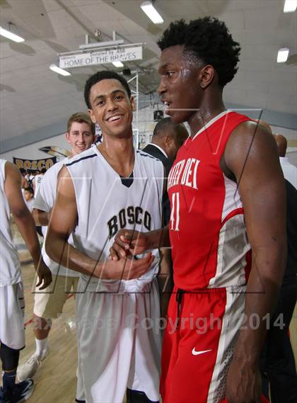 Thumbnail 3 in Mater Dei vs. St. John Bosco  photogallery.