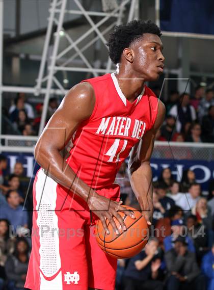 Thumbnail 1 in Mater Dei vs. St. John Bosco  photogallery.