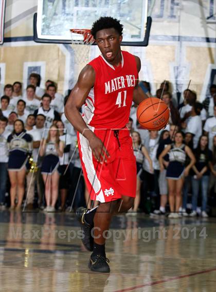 Thumbnail 1 in Mater Dei vs. St. John Bosco  photogallery.
