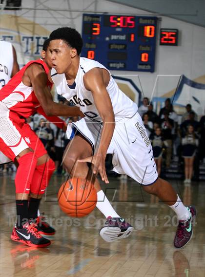 Thumbnail 2 in Mater Dei vs. St. John Bosco  photogallery.