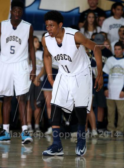 Thumbnail 3 in Mater Dei vs. St. John Bosco  photogallery.