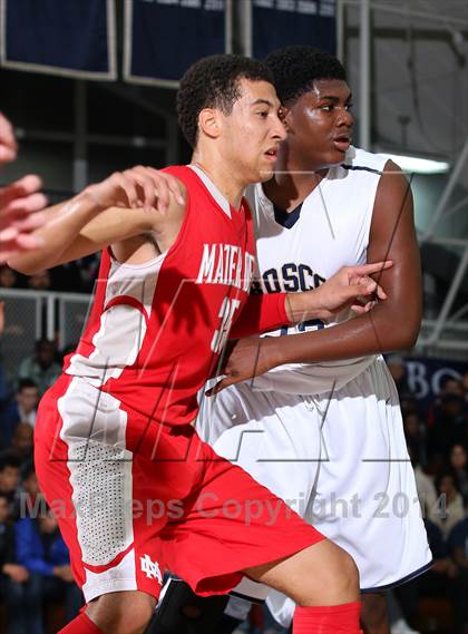 Thumbnail 2 in Mater Dei vs. St. John Bosco  photogallery.