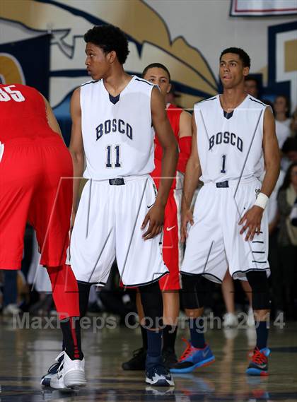 Thumbnail 3 in Mater Dei vs. St. John Bosco  photogallery.